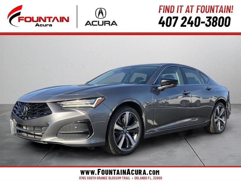 Used 2024 Liquid Carbon Metallic Acura FWD W/TECHNOLOGY PACKAGE image 1