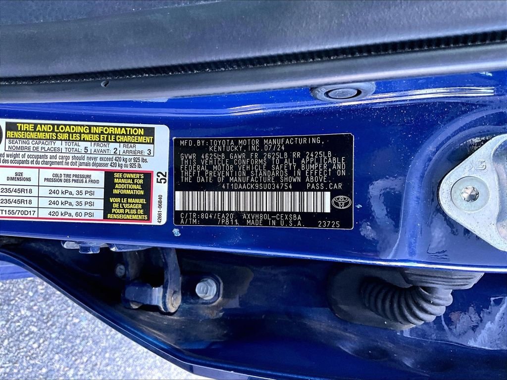Used 2025 Blue Toyota SE image 9
