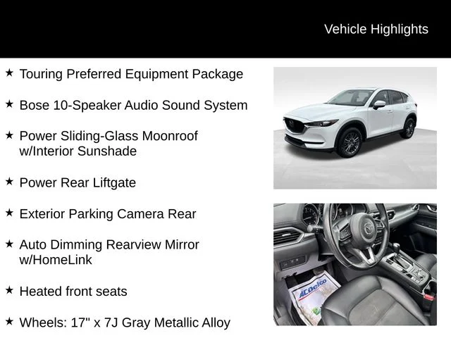 Used 2019 White Mazda Touring image 7