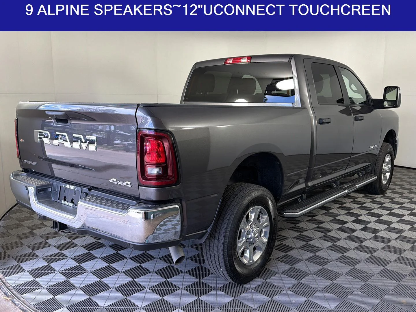 Used 2025 Granite Crystal Metallic Clearcoat Ram Big Horn image 5