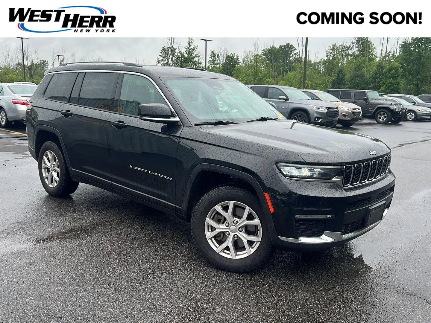 Used 2021 Diamond Black Crystal Pearlcoat Jeep Limited image 1