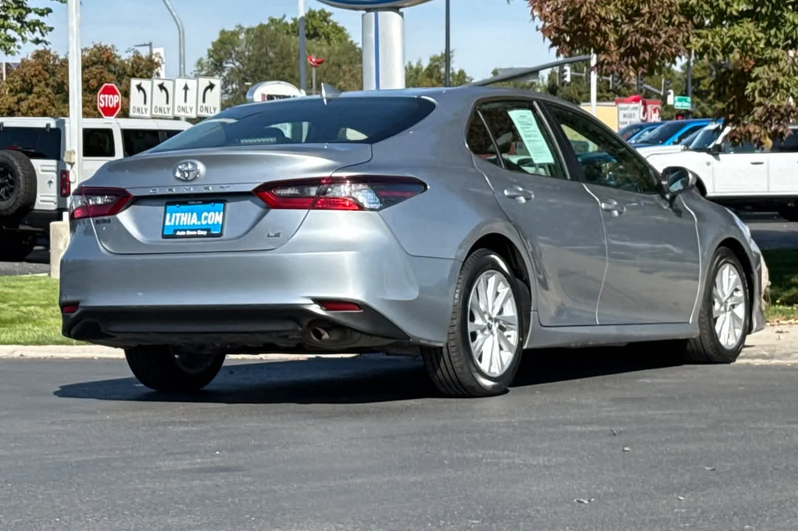 Certified Used 2023 Celestial Silver Metallic Toyota LE image 2