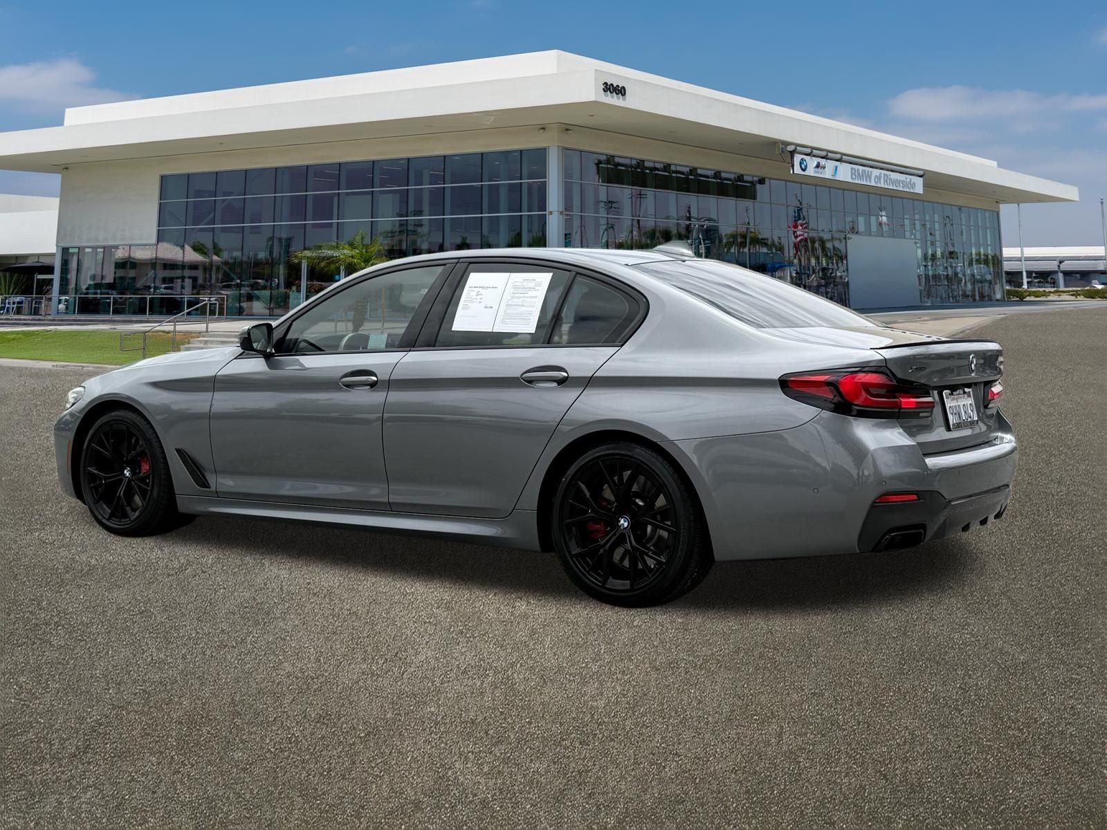 Certified Used 2023 Skyscraper Grey Metallic BMW M550i xDrive image 8