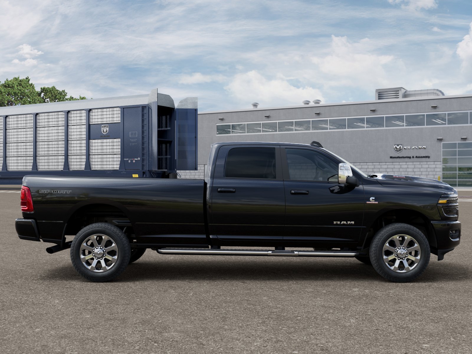 New 2026 Diamond Black Crystal Pearl-Coat Exterior Paint RAM Laramie image 21