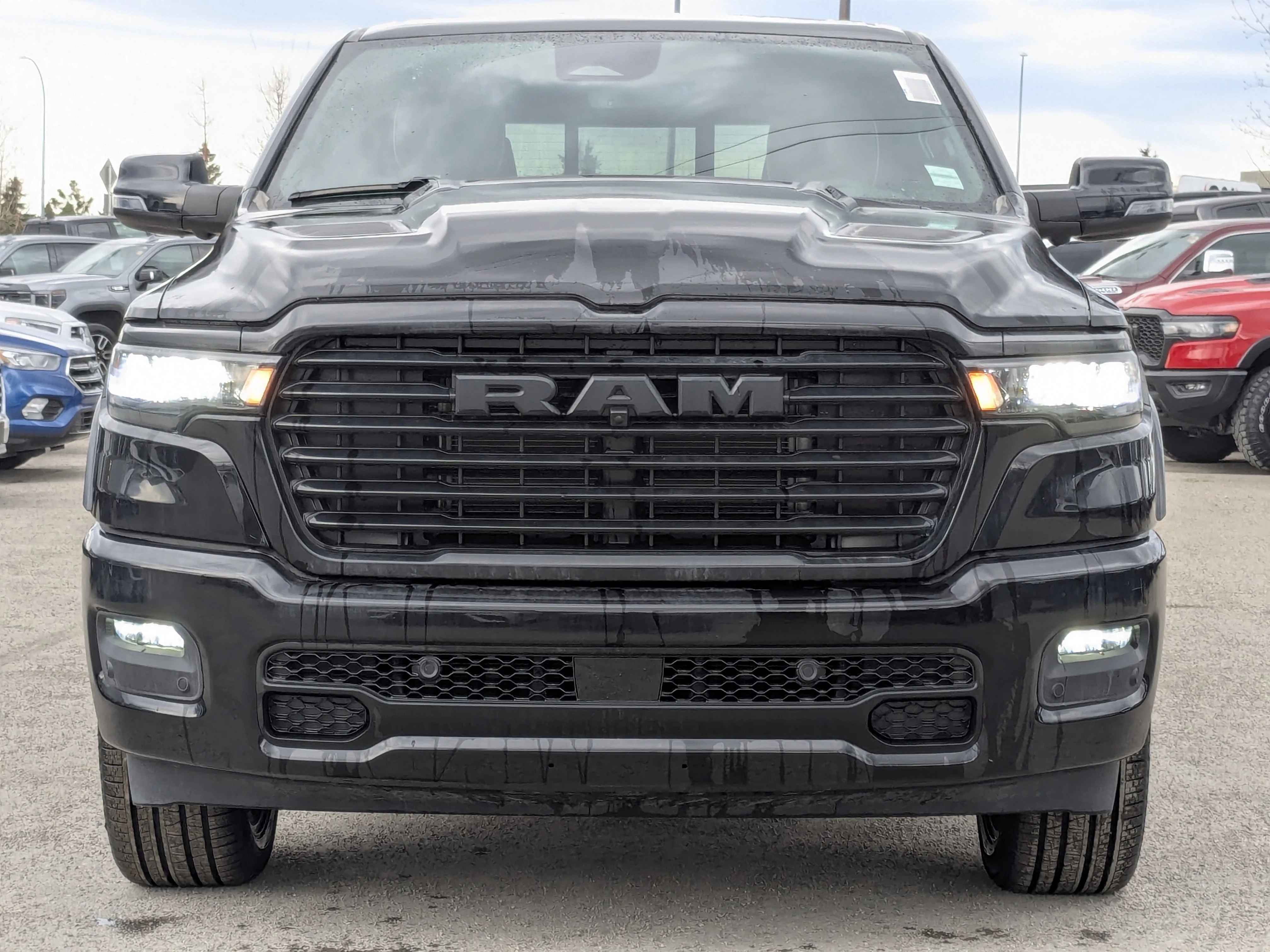 New 2026 Black RAM Laramie - - Twin Turbo - 22 Black Wheels - 14.4 Screen - Harman/Kardon - Pano Sunroof & More! image 3