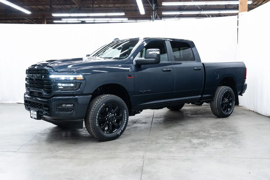 New 2026 Forged Blue Metallic Exterior Paint RAM Laramie image 3