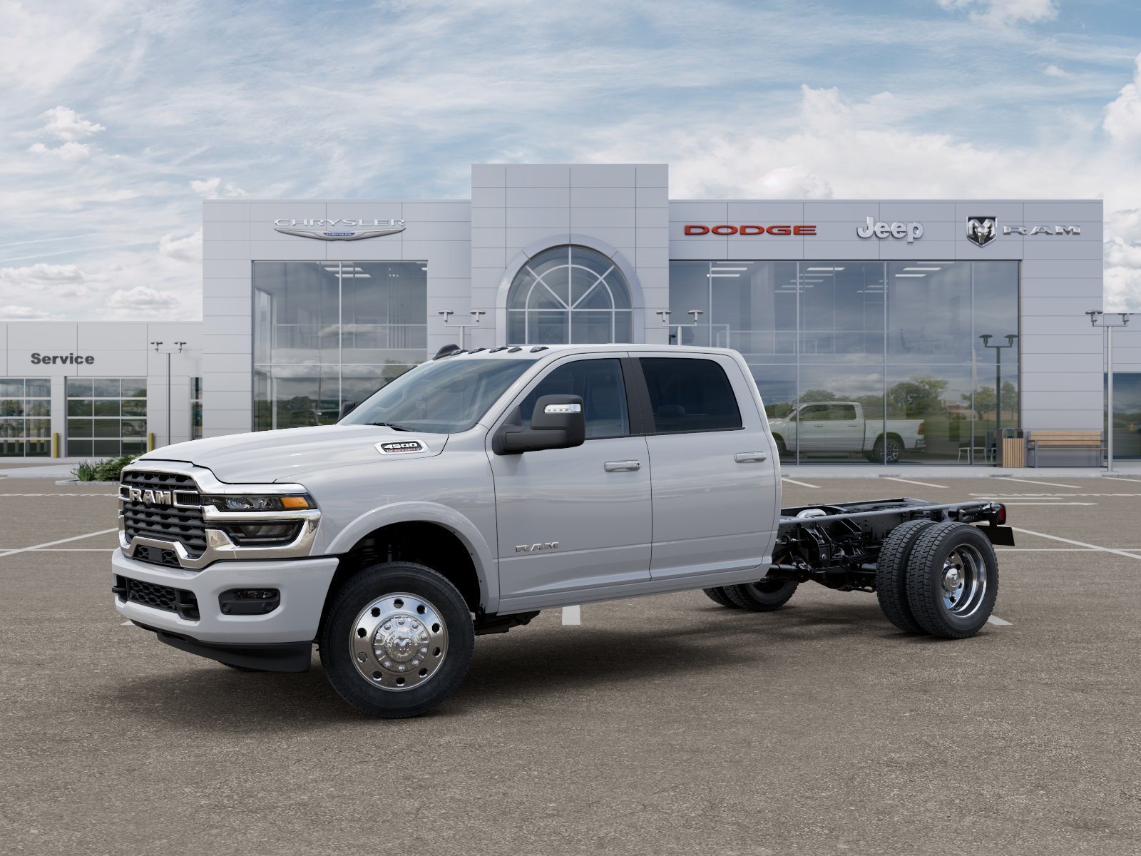 New 2025 Bright White Clear-Coat Exterior Paint RAM Big Horn image 43