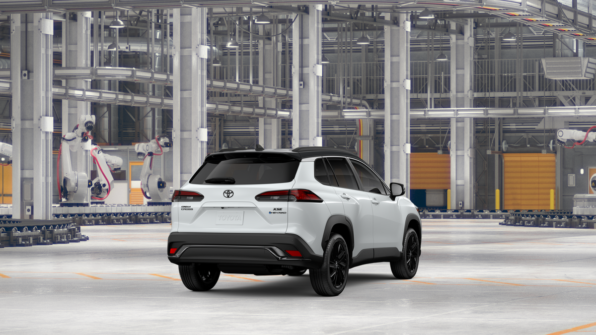 New 2026 Wind Chill Pearl with Jet Black roof Toyota Hybrid XSE image 9