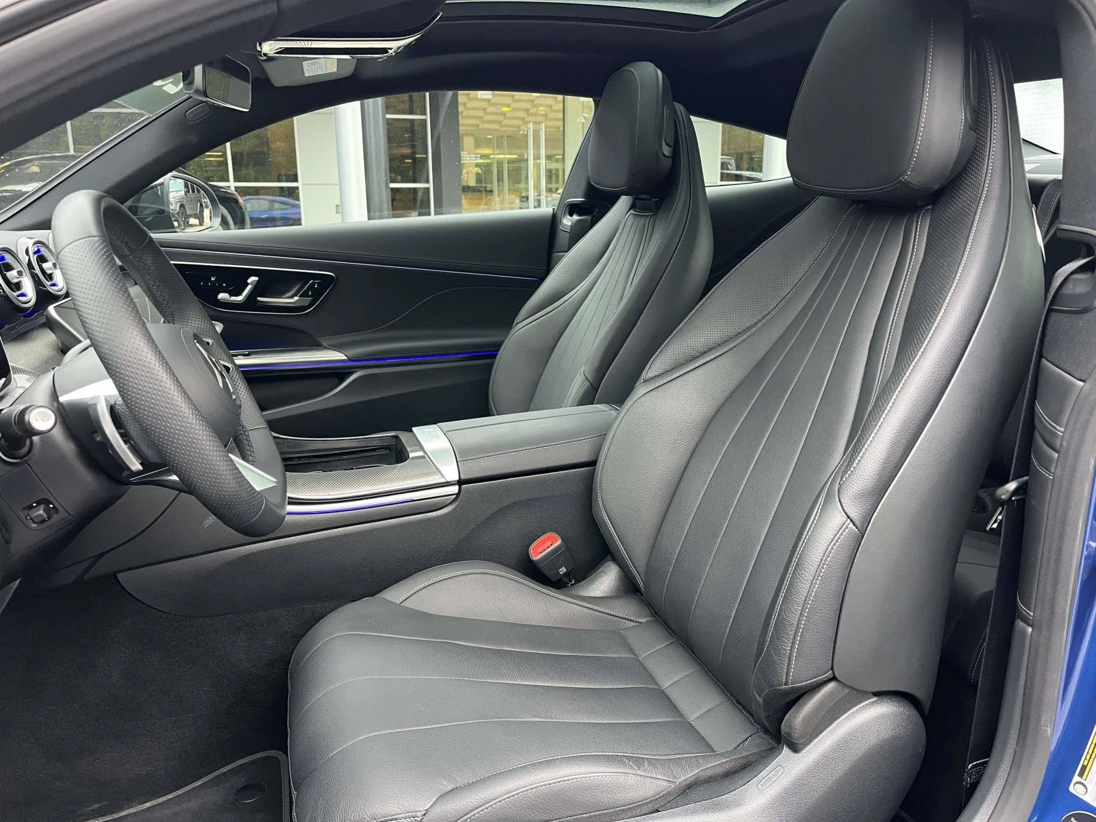 Certified Used 2025 Sterling Blue Metallic Mercedes-Benz CLE 450 4MATIC® Coupe image 35