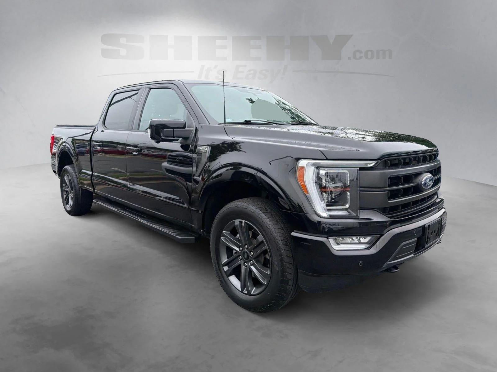 Used 2023 Agate Black Metallic Ford LARIAT image 2