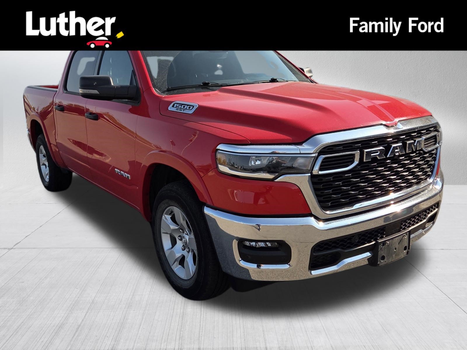 Used 2025 Flame Red Clearcoat Ram Big Horn image 1