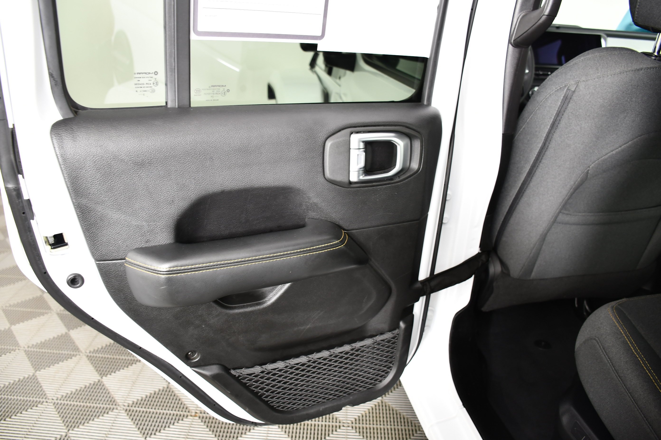 Used 2024 Bright White Clearcoat Jeep Sahara image 45