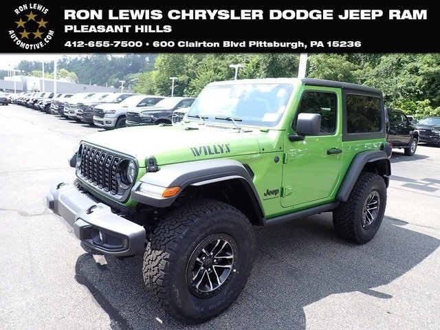 ウランガラス トッポ・ジージョ アップルグリーン New 2025 Jeep Wrangler Willys Sport Utility in Cranberry Twp