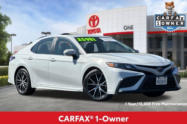 Used 2024 White Toyota SE image 2