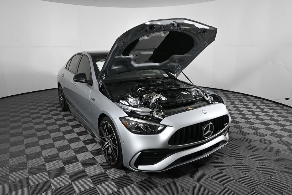 New 2026 Cirrus Silver Metallic Mercedes-Benz AMG® C 43 4MATIC® Sedan image 32