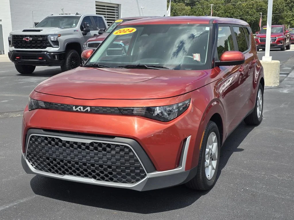 Used 2024 Orange Kia LX image 3
