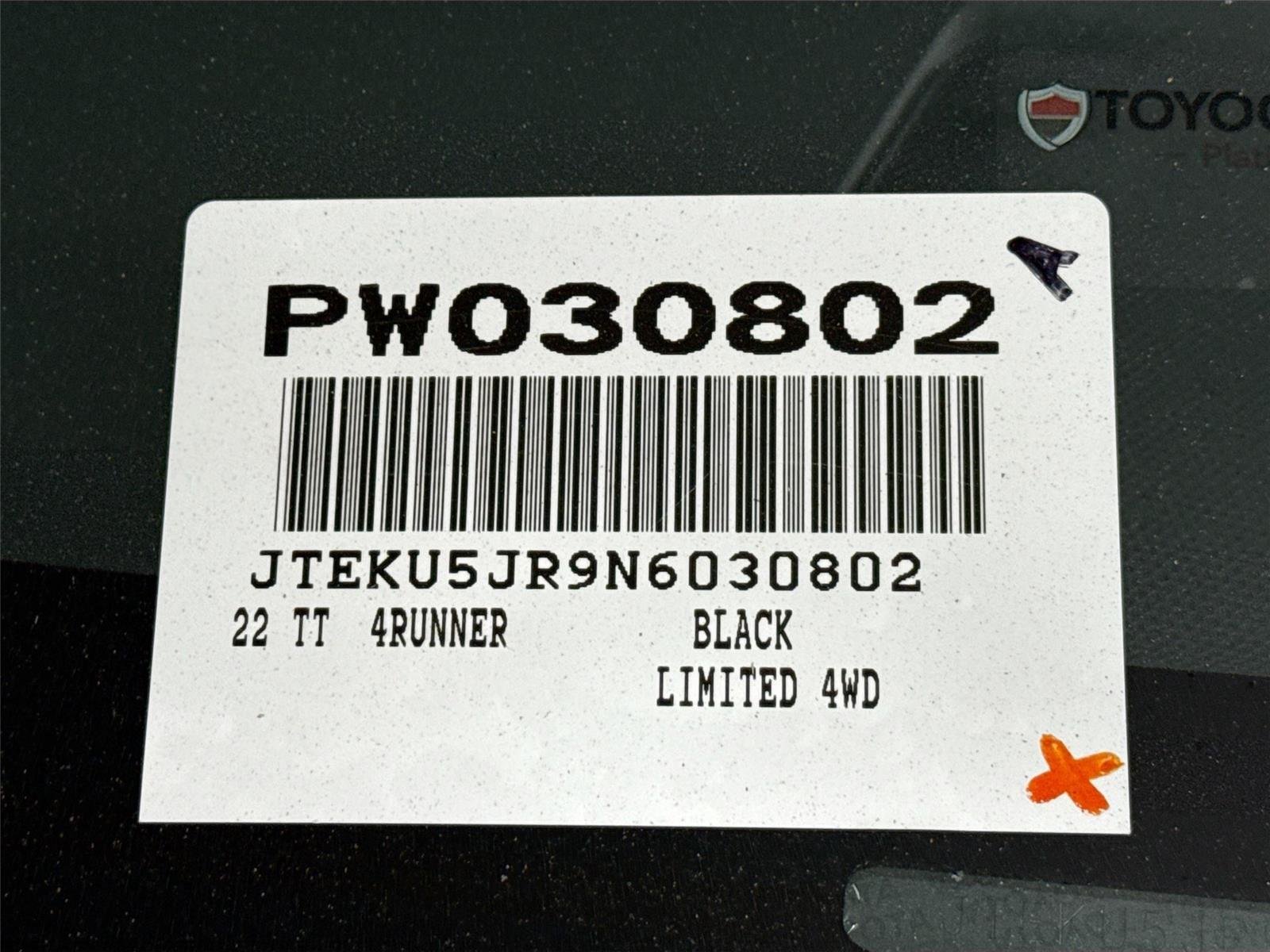 Used 2022 Midnight Black Metallic Toyota Limited image 48