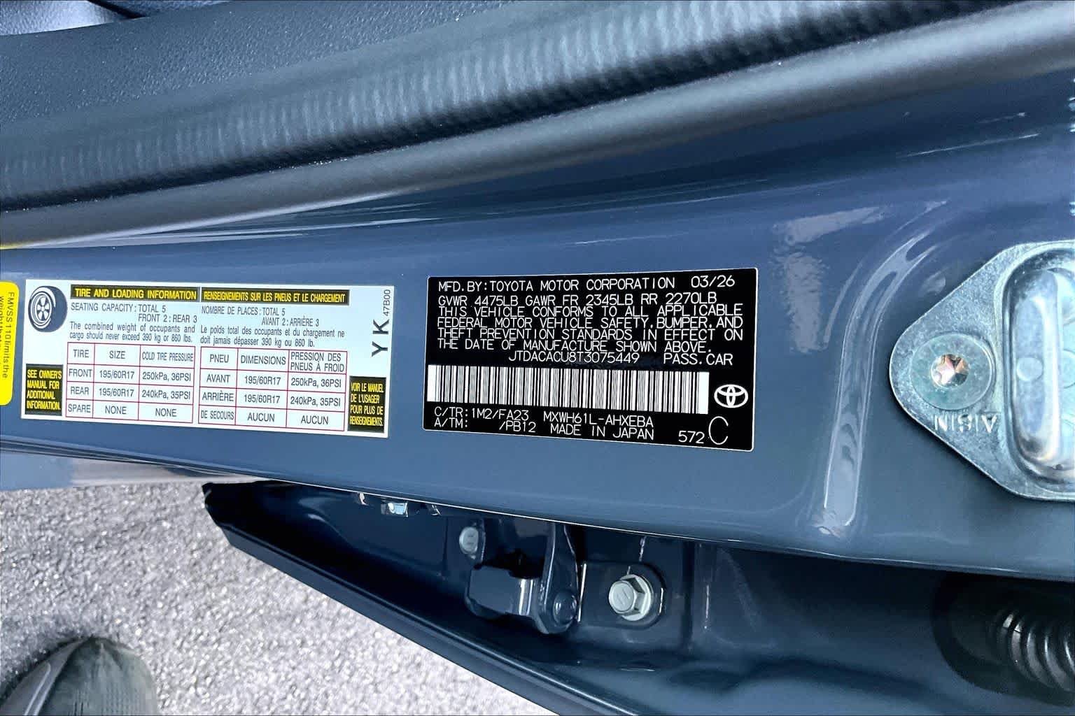 Certified Used 2026 Guardian Gray Toyota SE image 34