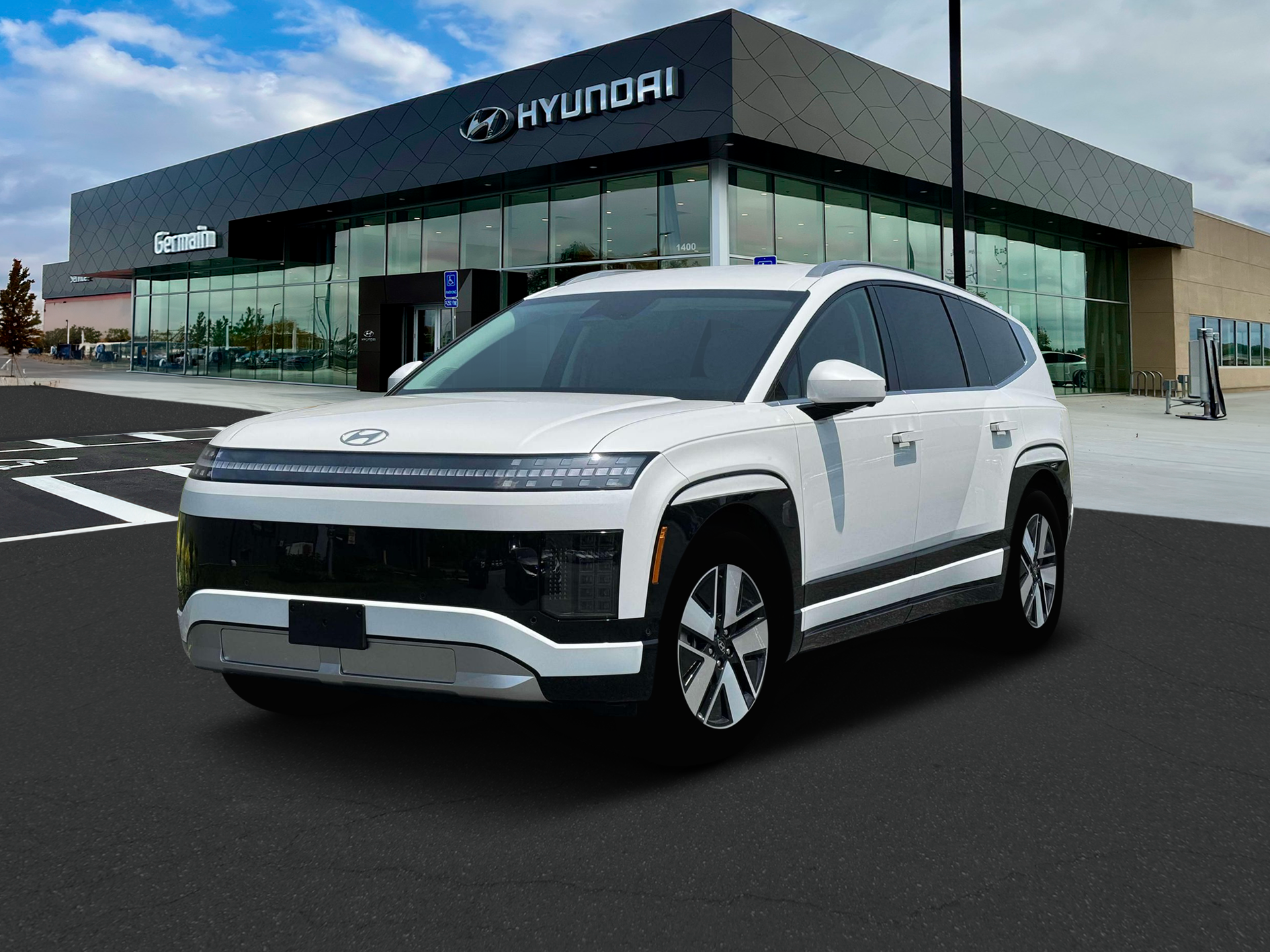 New 2026 Snow White Pearl Hyundai SEL image 1