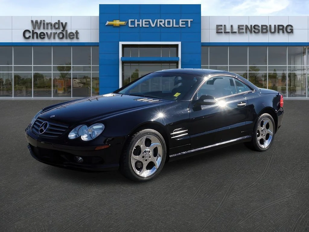 Used 2003 Black Mercedes-Benz SL500 image 3