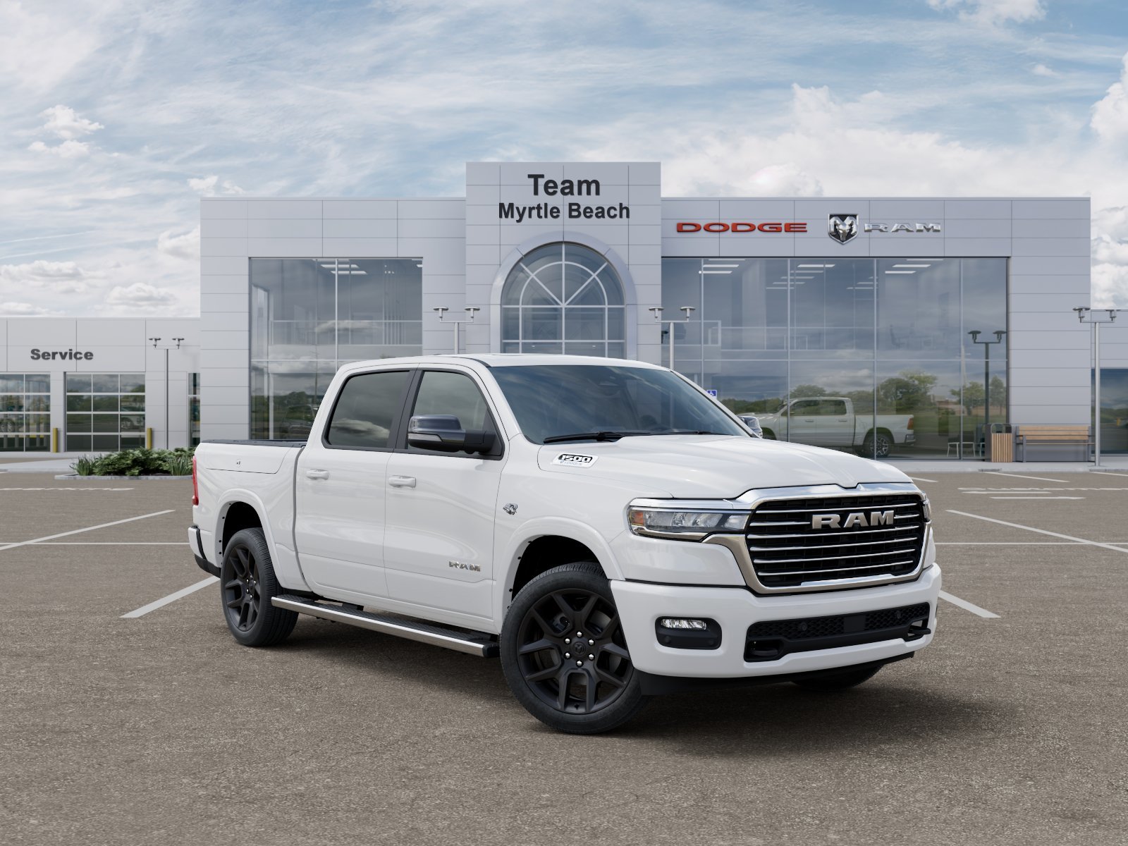 New 2027 Bright White Clear-Coat Exterior Paint RAM Laramie image 27