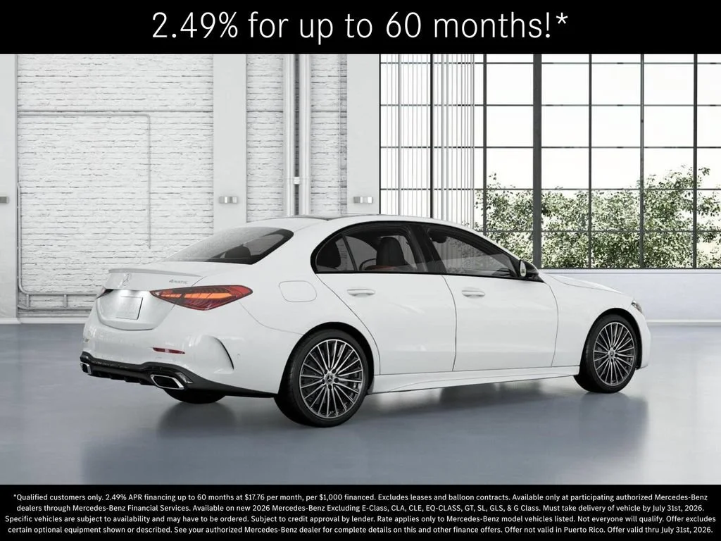 New 2026 Polar White Mercedes-Benz C 300 image 62