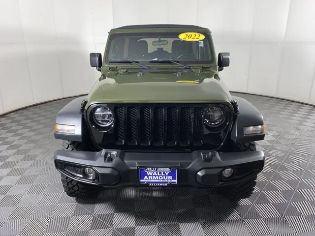Used 2022 Green Jeep Unlimited Willys image 10