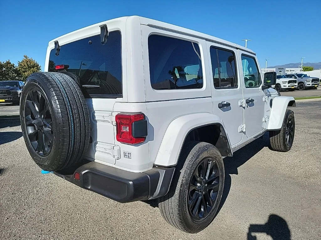 Used 2024 White Jeep Sahara 4xe image 5