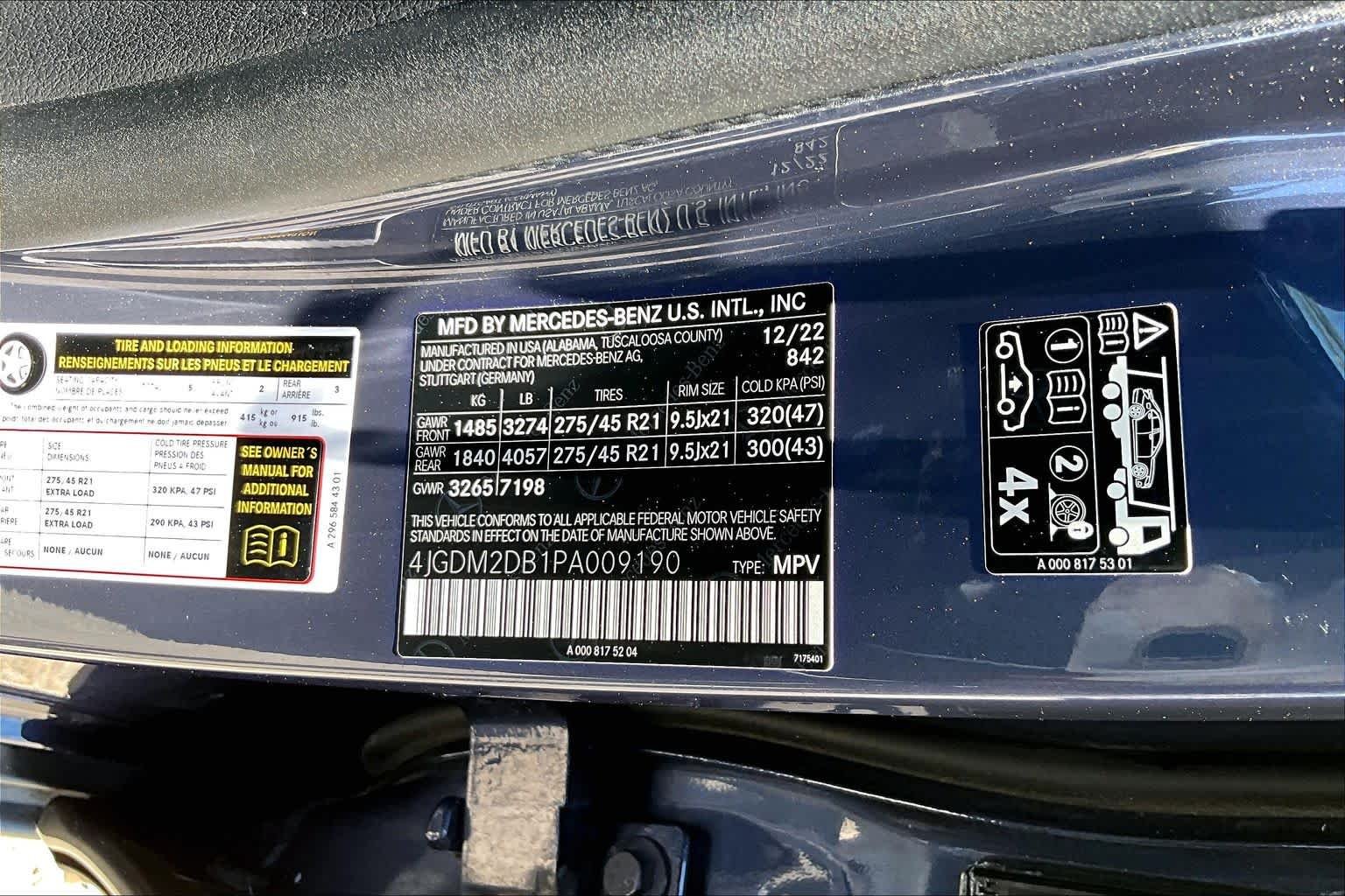 Used 2023 Twilight Blue Metallic Mercedes-Benz EQS 450+ image 36