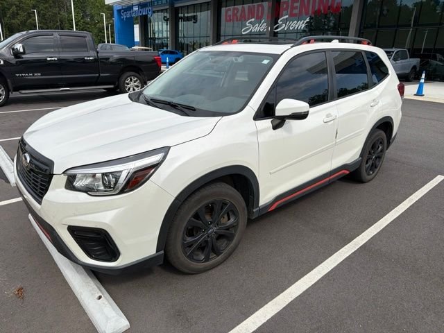 Used 2020 Crystal White Pearl Subaru Sport image 2
