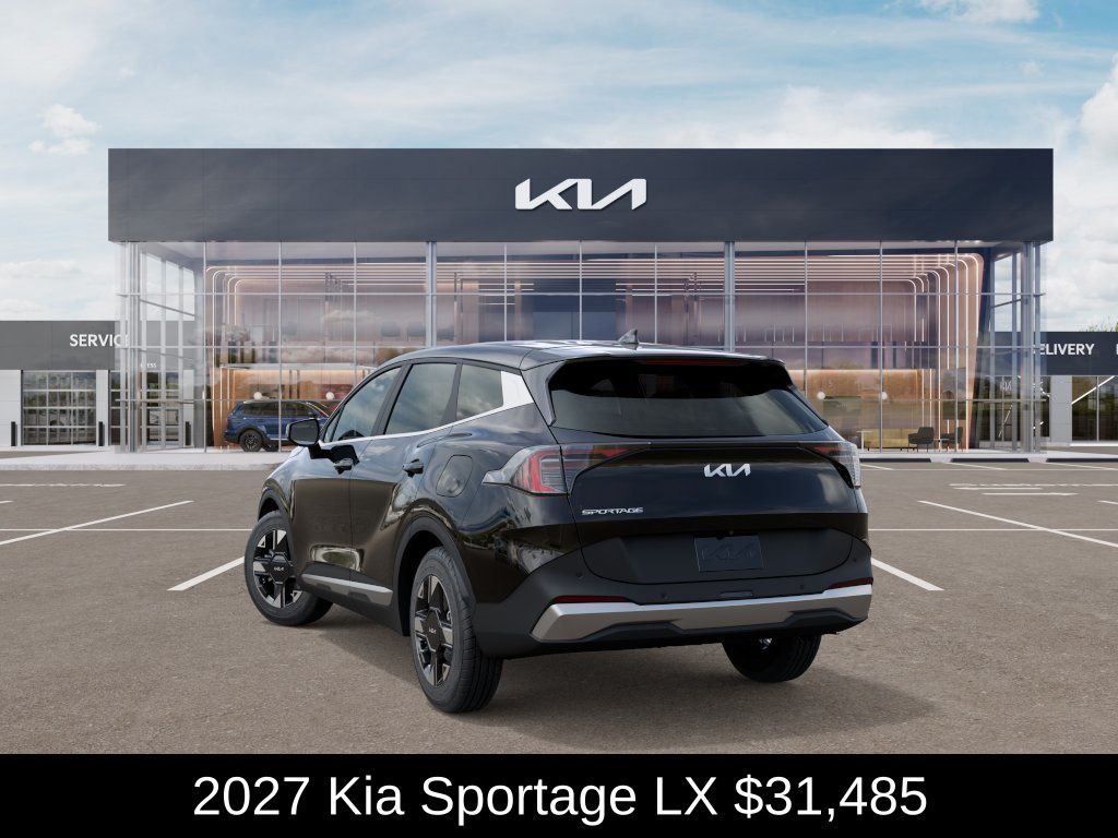 New 2027 Ebony Black Kia LX image 6