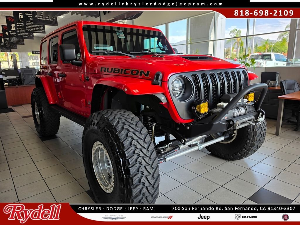 Used 2022 Red Jeep Unlimited Rubicon 392 image 1