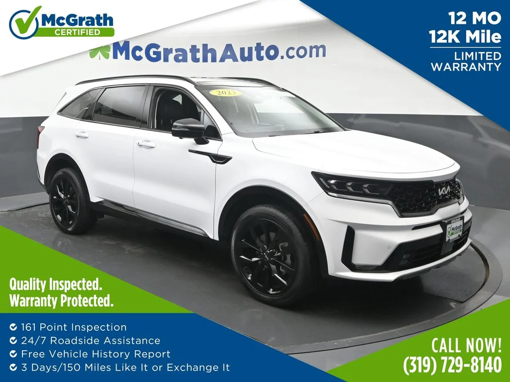 Certified Used 2023 White Kia SX-Prestige image 1