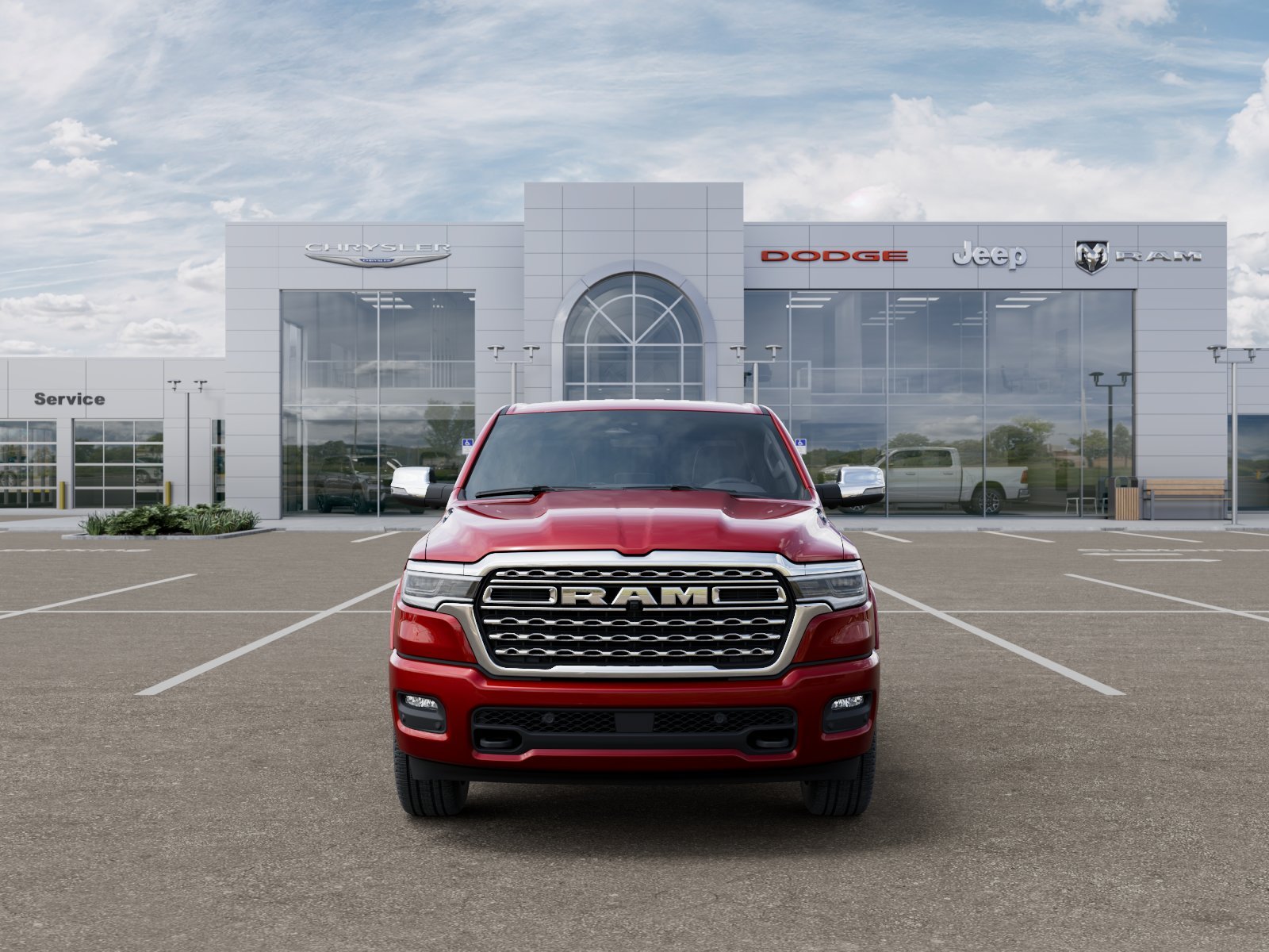 New 2026 Molten Red Pearl-Coat Exterior Paint RAM Limited image 24