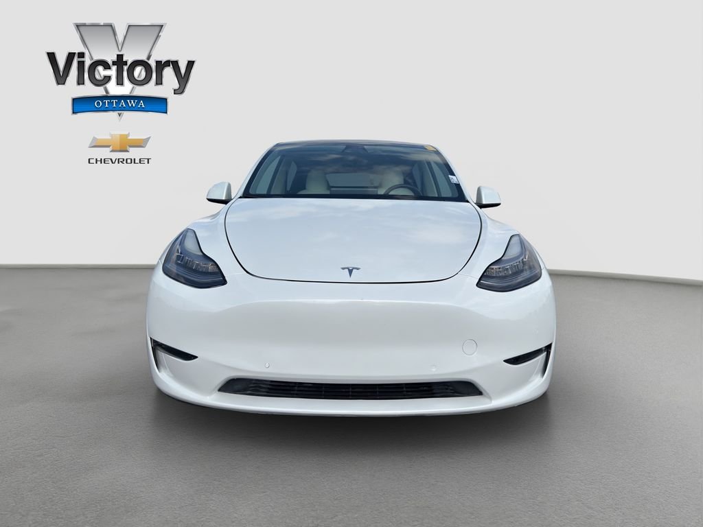 Used 2021 Tesla Model Y Long Range with VIN 5YJYGDEE0MF072947 for sale in Ottawa, KS
