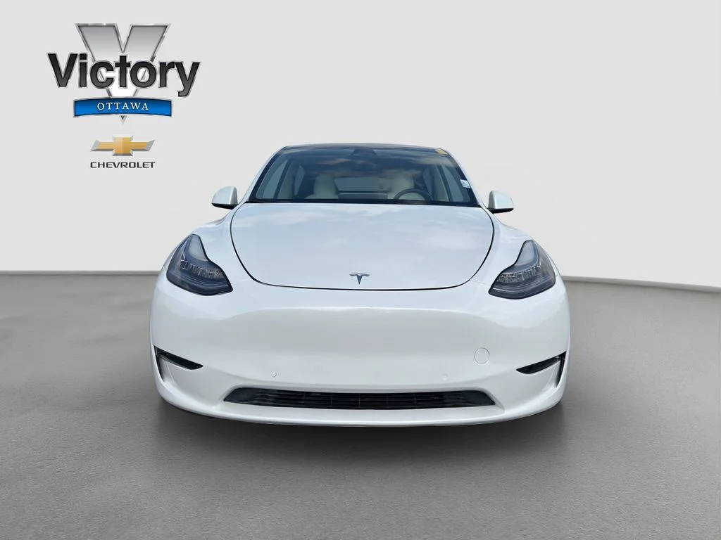 Used 2021 Tesla Model Y Long Range with VIN 5YJYGDEE0MF072947 for sale in Kansas City