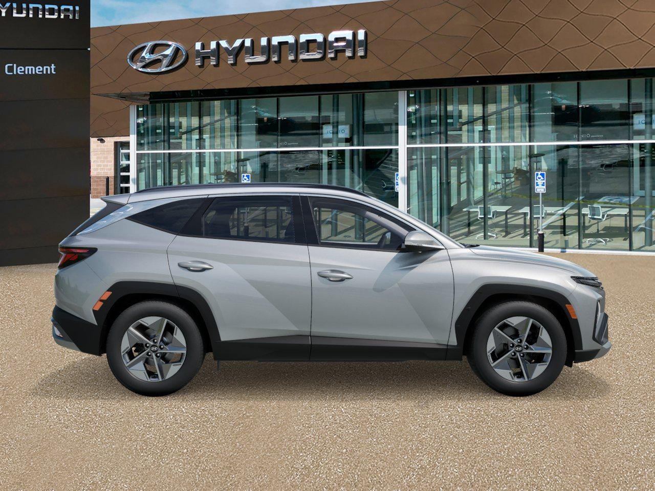New 2026 Shimmering Silver Hyundai SEL AWD image 7