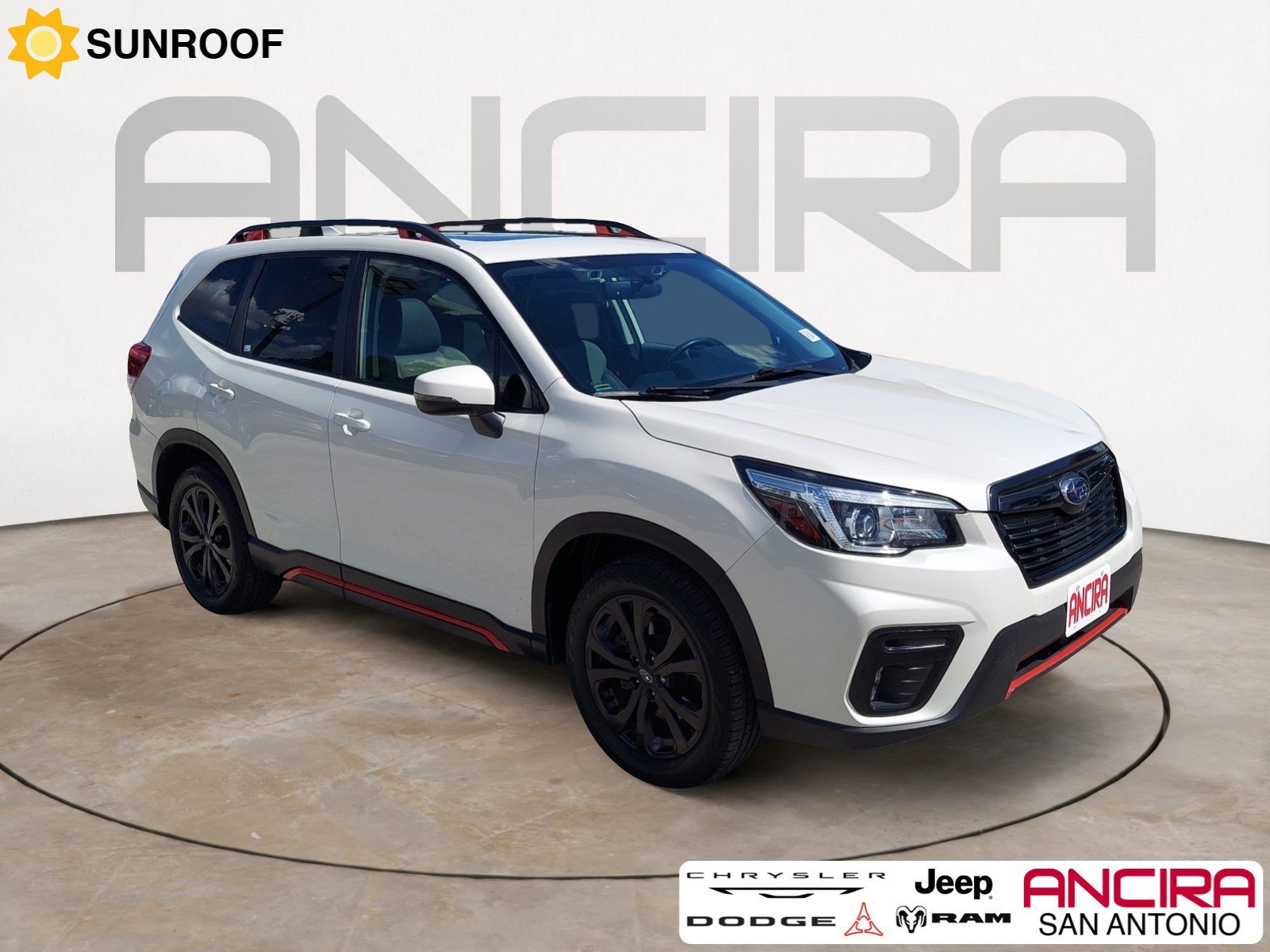 Used 2020 Crystal White Pearl Subaru Sport image 1