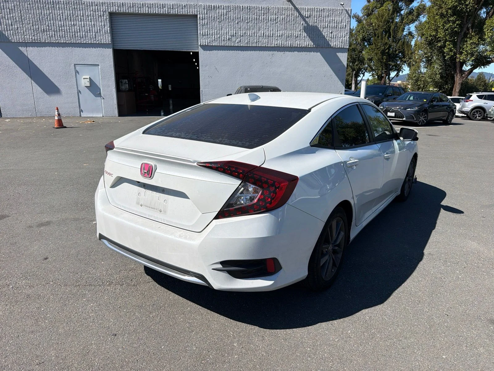 Used 2019 White Orchid Pearl Honda EX image 6