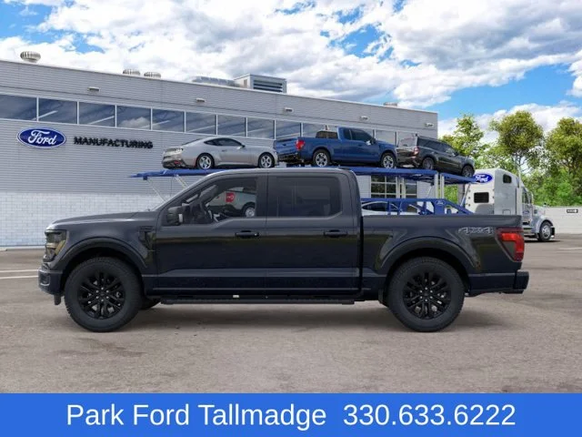 New 2026 Agate Black Metallic Ford XLT image 3