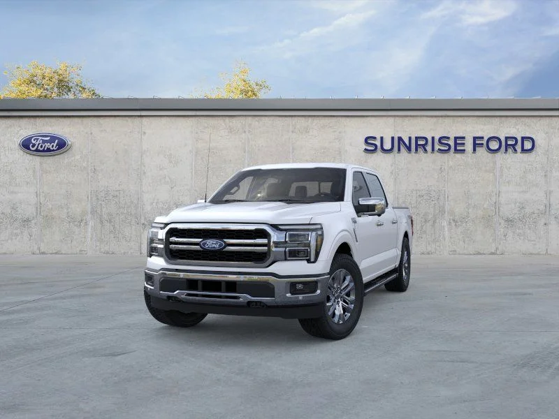New 2026 Star White Metallic Tri-Coat Ford Lariat® image 2
