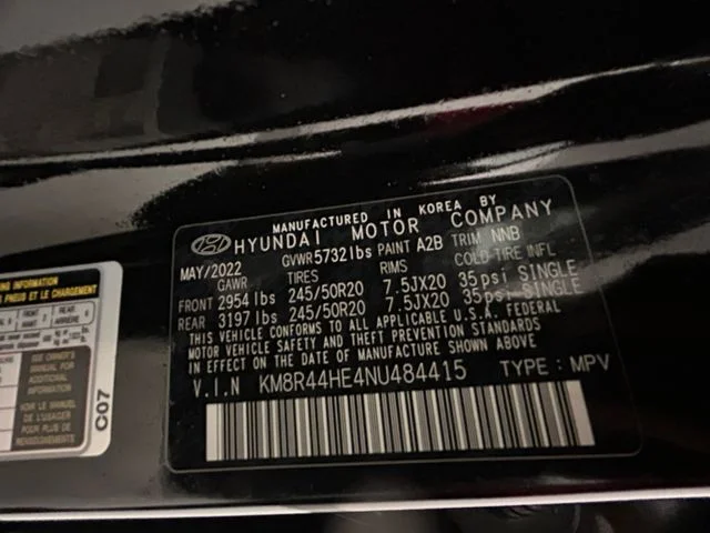 Used 2022 Black Hyundai SEL image 20