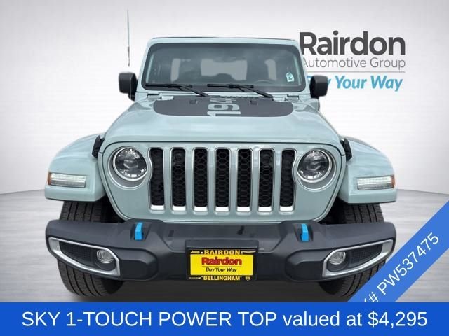 Used 2023 Jeep Wrangler 4xe Sahara 4XE with VIN 1C4JJXP67PW537475 for sale in Bellingham, WA