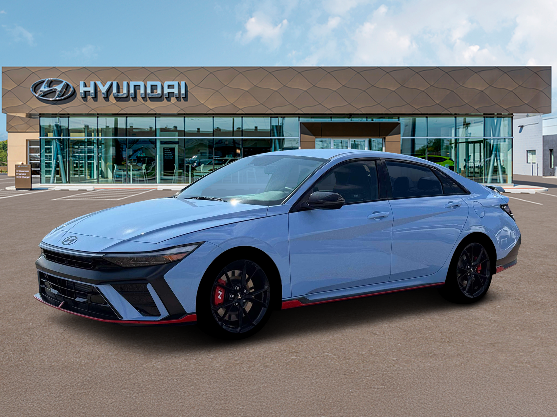 New 2026 Blue Hyundai Sedan image 2