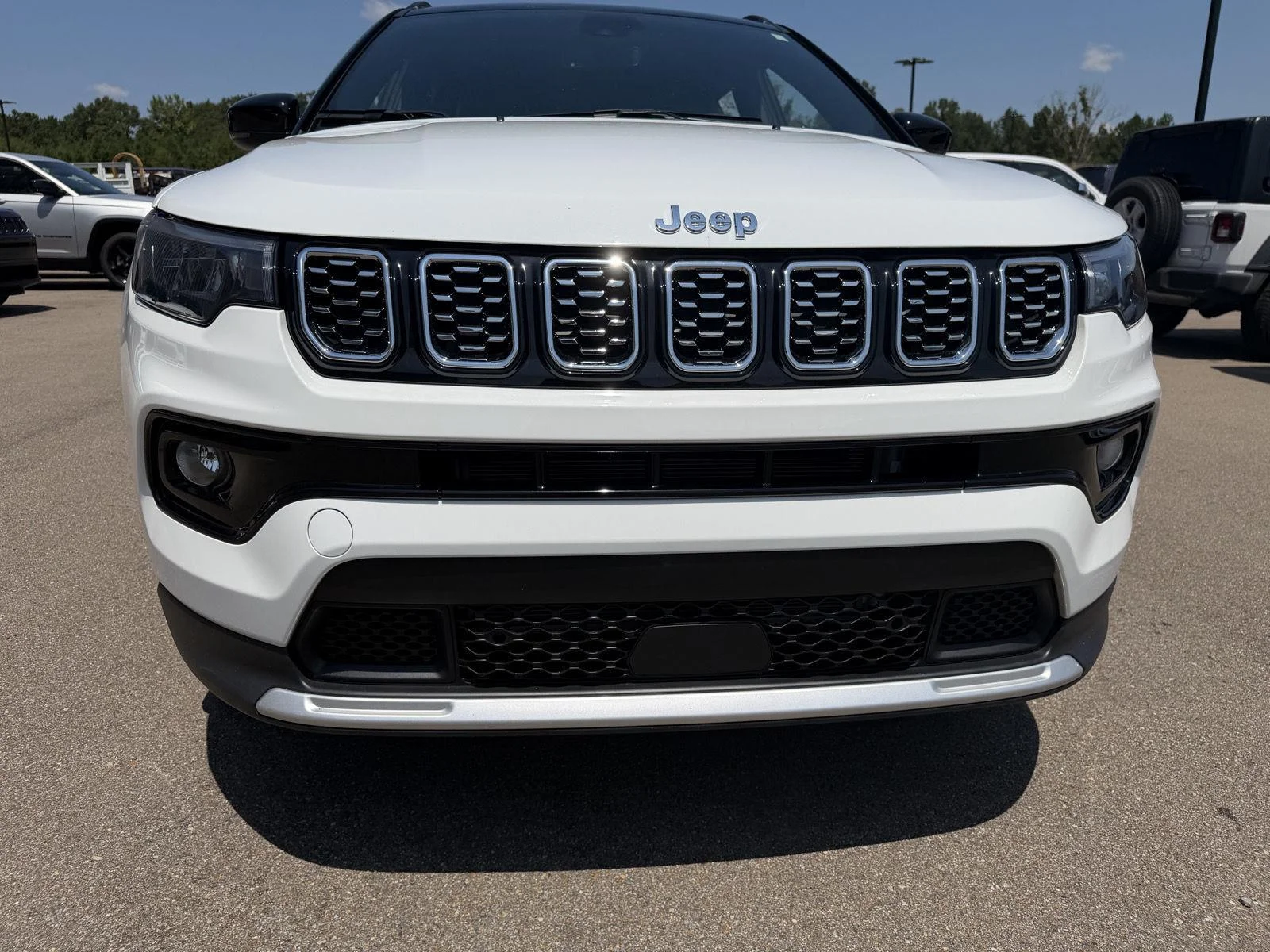 Used 2025 Bright White Clearcoat Jeep Limited image 23