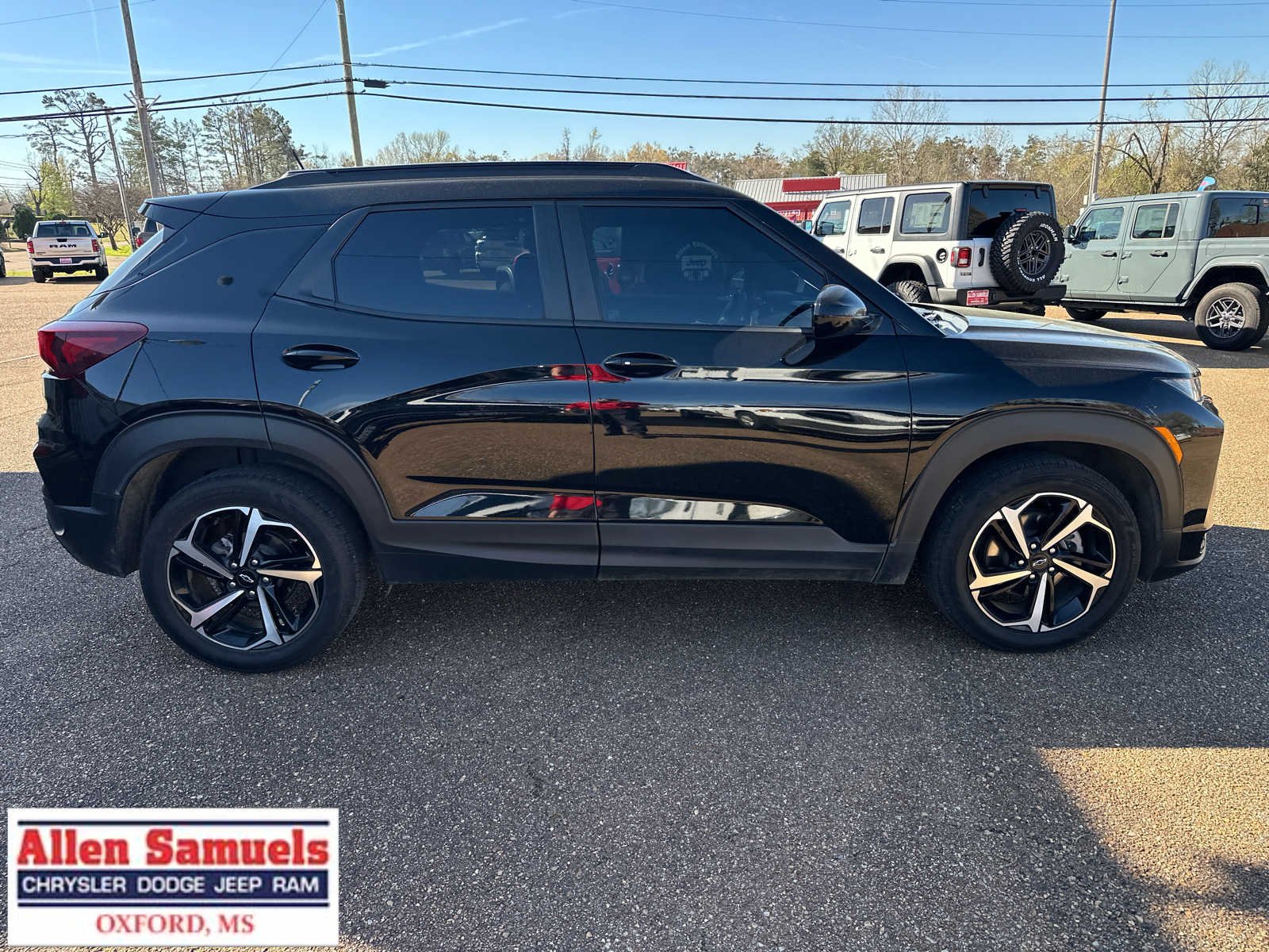 Used 2022 Chevrolet Trailblazer RS with VIN KL79MTSLXNB067685 for sale in Oxford, MS