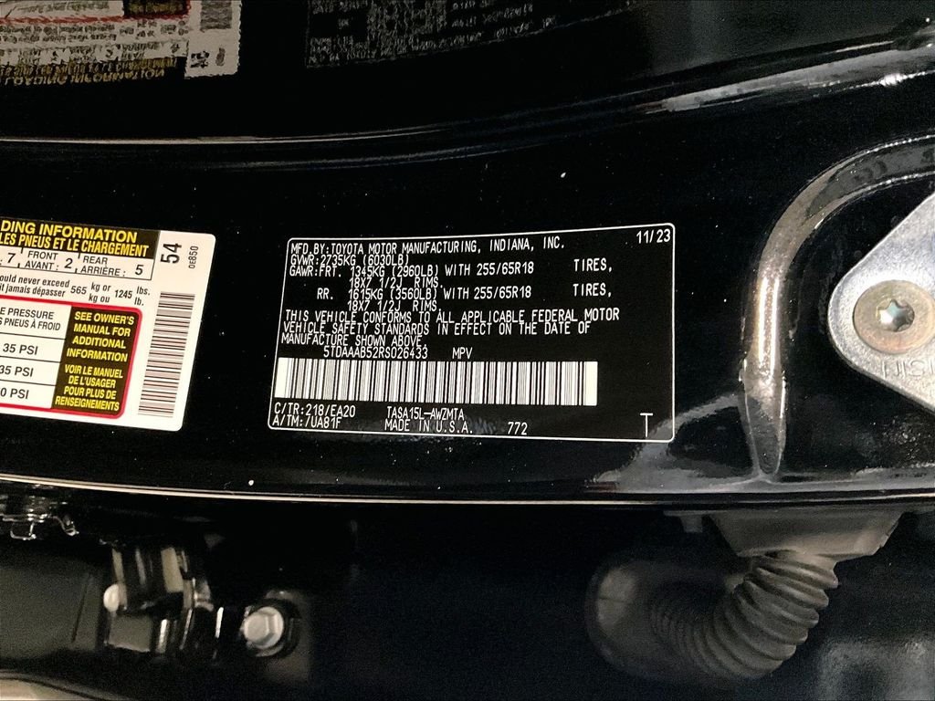 Used 2024 Black Toyota XLE image 37