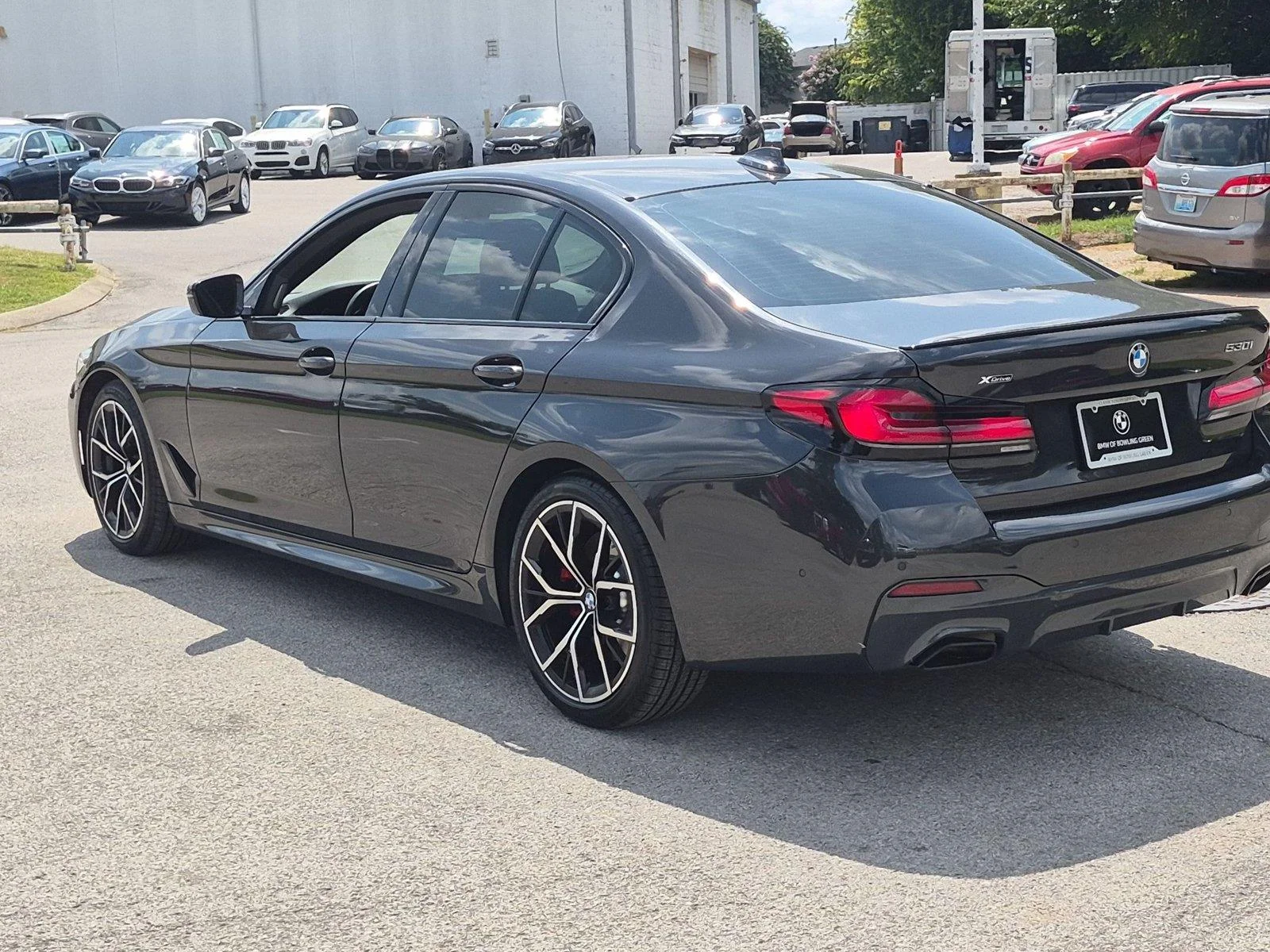 Certified Used 2023 Dark Graphite Metallic BMW 530i xDrive image 3