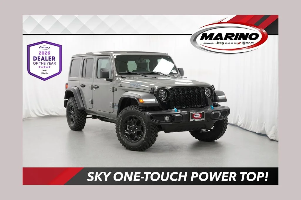 Used 2023 Gray Jeep Willys 4xe image 1