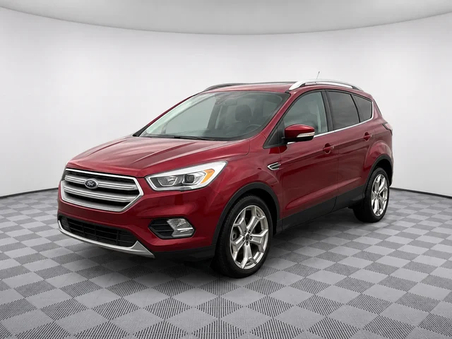 Used 2018 Red Ford Titanium image 3